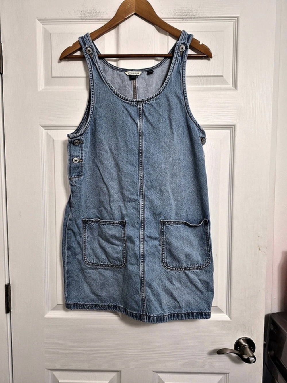 American Eagle Denim Mini Dress Blue Medium